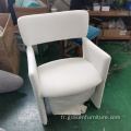 Armchair moderne CrownByMassproduction LeatherDiningRoom Chair